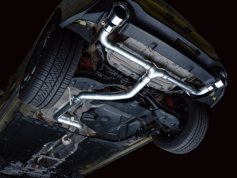 Volkswagen GTI Performance Exhaust - AWE Tuning - Cat-Back Track Edition - Chrome Silver - `22-`27